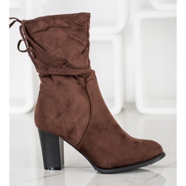 J. Star Höga, mörkbruna stövlar 2