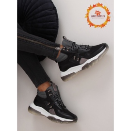 Svarta fotkängor 2000-C03 Svart 1