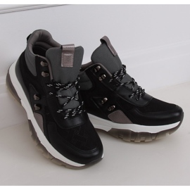 Svarta fotkängor 2000-C03 Svart 2