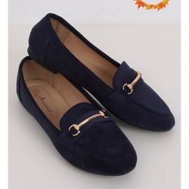 Marinblå loafers för kvinnor 88-385 Navy 1