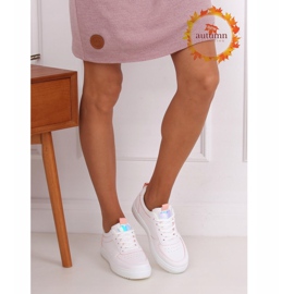 Vita kvinnors sportskor KK-203 VIT / ROSA 1