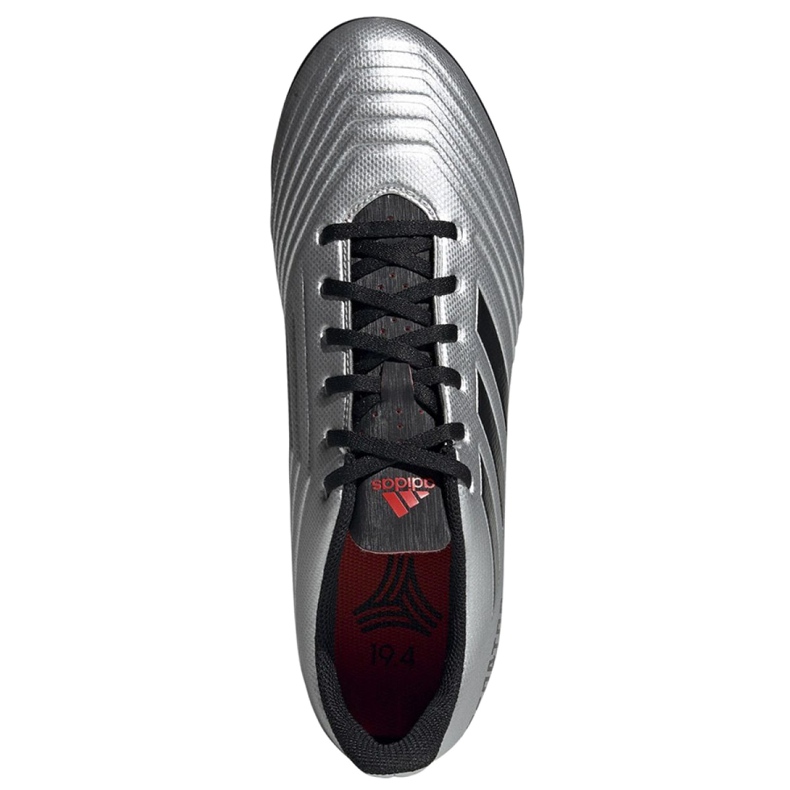 Adidas Predator 19.4 Tf M F35634 fotbollsskor silver- 2