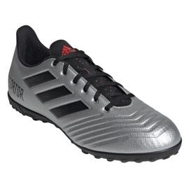 Adidas Predator 19.4 Tf M F35634 fotbollsskor silver- 3