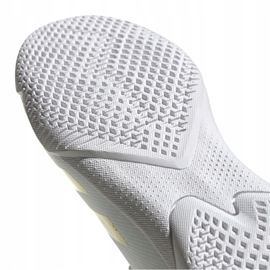 Adidas Predator 20.3 In Jr FW9218 fotbollsskor grå / silver, vit, guld vit 1