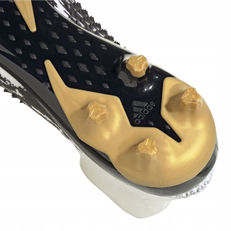 Adidas Predator 20+ Ag M FW9761 fotbollsskor grå / silver, vit, svart, guld vit 1
