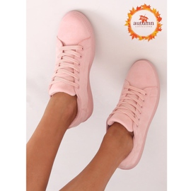 Rosa sneakers i mocka 6301 Rosa 1