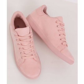 Rosa sneakers i mocka 6301 Rosa 2