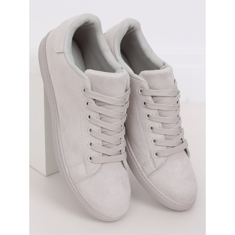 Grå mocka grå damskor 6301 2