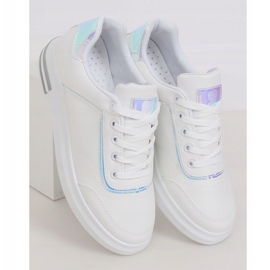 Vita damskor 1239-Y Silver grå 1