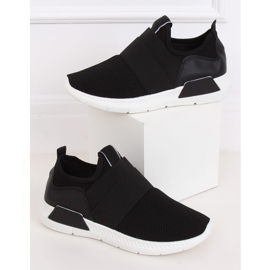 Svart 7786-Y Svarta sportskor 1