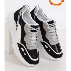 Svartvita sportskor LL1771 Svart 1