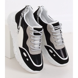 Svartvita sportskor LL1771 Svart 2