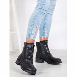 J. Star Trendiga arbetare med strass svart 1