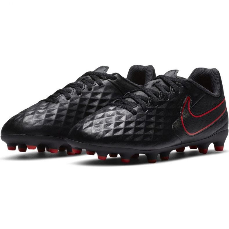 Nike Tiempo Legend 8 Club FG / MG Jr AT5881 060 fotbollsskor mångfärgad svart 2