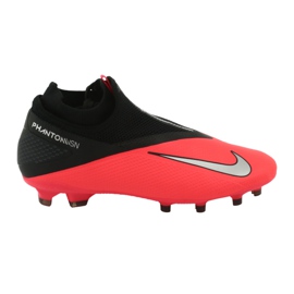 Nike Phantom Vsn 2 Pro Df Fg M CD4162-606 fotbollsskor röd 6