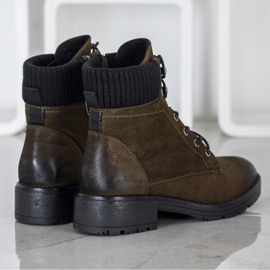 Casual VINCEZA Trappers grön 1