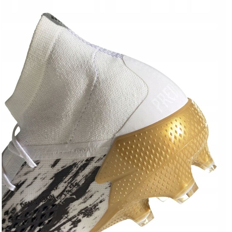 Adidas Predator 20.1 Fg M FW9186 fotbollsskor svart, vit, svart, guld vit 2