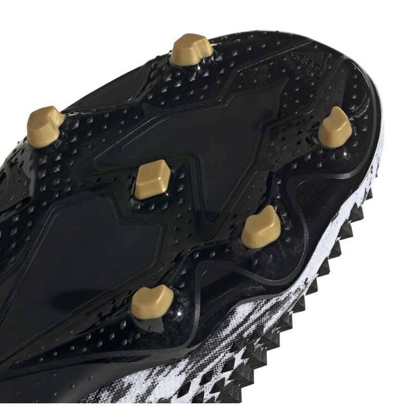 Adidas Predator 20.1 Fg Jr FW9208 fotbollsskor svart, vit, svart, guld vit 1