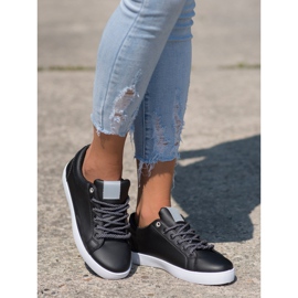 SHELOVET Sneakers med dekorativa snören svart 1