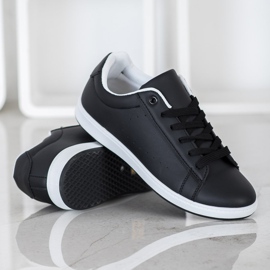 SHELOVET Casual svarta sneakers 2