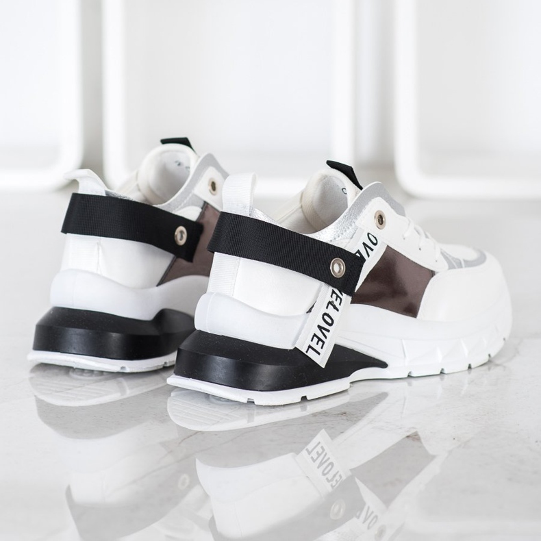 Marquiz Snygga sneakers vit svart 1