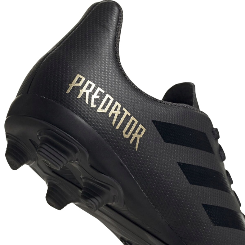 Adidas Predator 19.4 FxG Jr EF8989 fotbollsskor svart 3