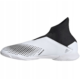 Adidas Predator 20.3 Ll In Jr FW9213 fotbollsskor grå vit 2