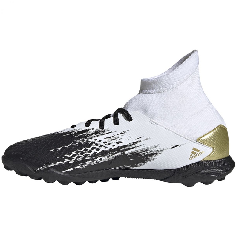 Adidas Predator 20.3 Tf Jr FW9220 fotbollsskor grå vit 2