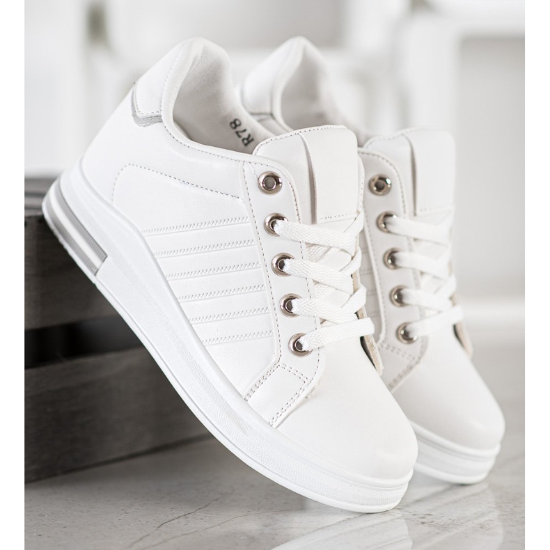 SHELOVET Vita wedge sneakers 2