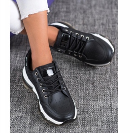 SHELOVET Eco Leather Sneakers svart 1