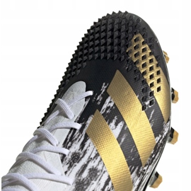 Adidas Predator 20.1 Ag M FW9185 fotbollsskor svart, vit, svart, guld vit 2