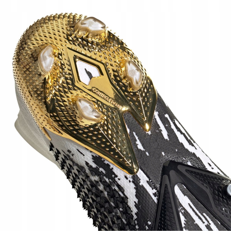 Adidas Predator 20+ Fg M FW9175 fotbollsskor grå / silver, vit, svart, guld vit 1