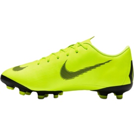 Nike Mercurial Vapor 12 Academy Mg Jr AH7347 701 fotbollsskor gul 2