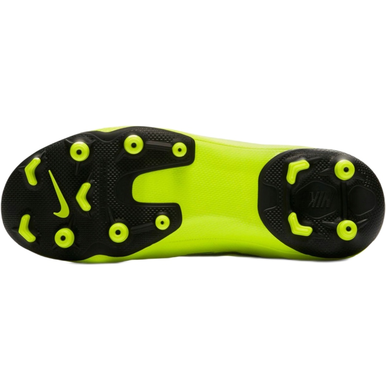 Nike Mercurial Vapor 12 Academy Mg Jr AH7347 701 fotbollsskor gul 3