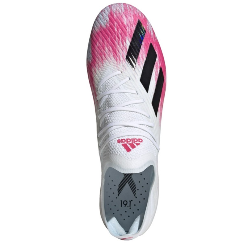 Adidas X 19.1 Fg M EG7125 fotbollsskor mångfärgad vit 2