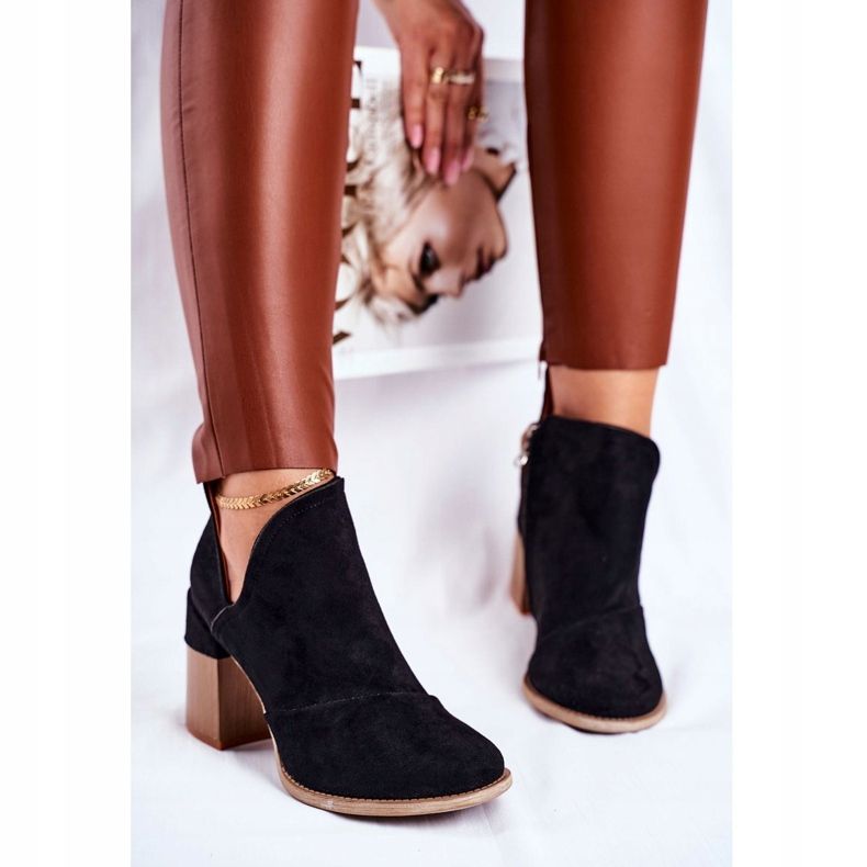 MSMG Damskor på hälen Meliori Cut svart 1