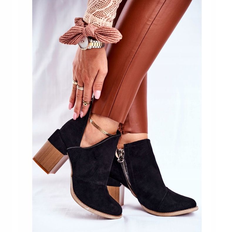 MSMG Damskor på hälen Meliori Cut svart 2