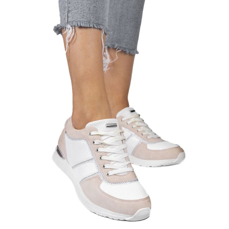 Rosa sportskor i eko-mocka 6162-Y 1