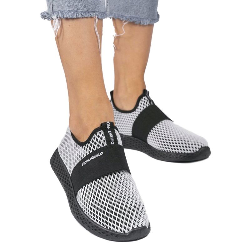 Svarta sports slip-on skor SJ1972-1 1