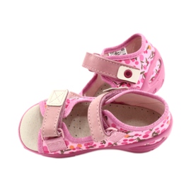 Befado barnskor pu 065P143 beige rosa 5