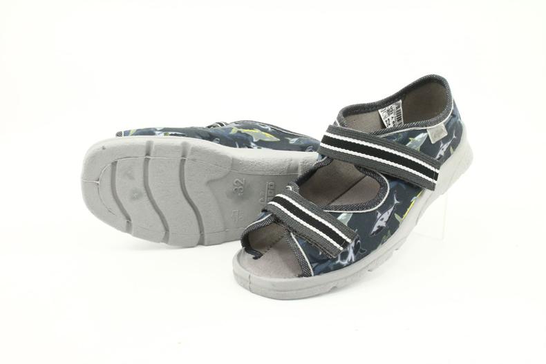 Befado barnskor 969Y158 svart grå 4