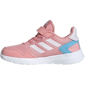 Skor adidas Archivo Jr EH0533 röd rosa 2