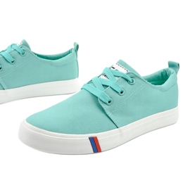 Gröna klassiska damskor T-1743 1