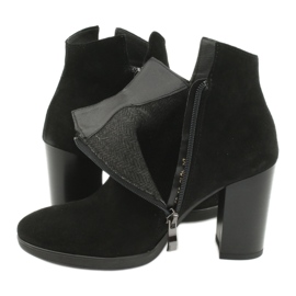 Gamis Ankelboots i läder 4018 svart 4