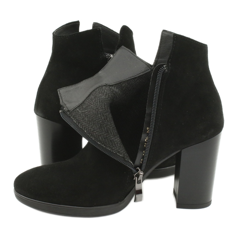 Gamis Ankelboots i läder 4018 svart 4