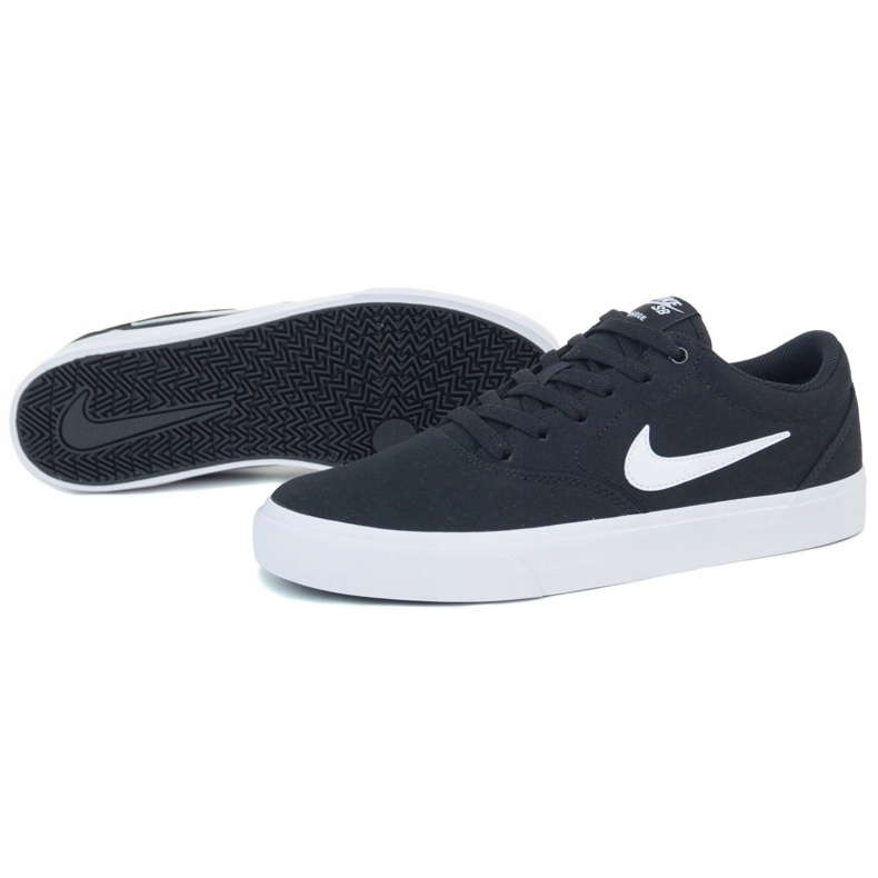 Nike Sb Charge Slr M CD6279-002 sko vit svart 1