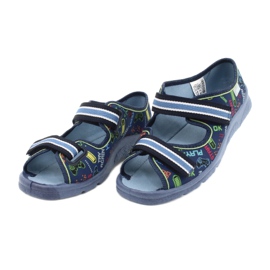 Befado barnskor 969Y161 marinblå mångfärgad 3
