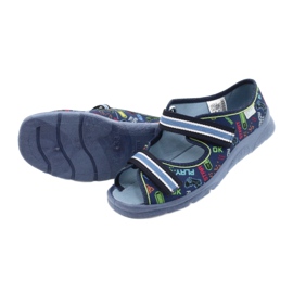 Befado barnskor 969Y161 marinblå mångfärgad 4