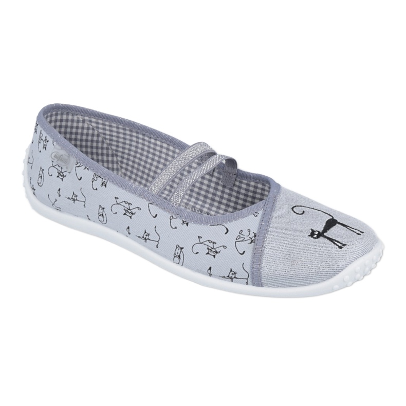 Befado ungdomsskor 345Q163 svart grå 1