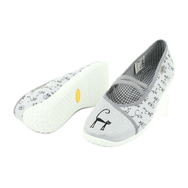 Befado ungdomsskor 345Q163 svart grå 4